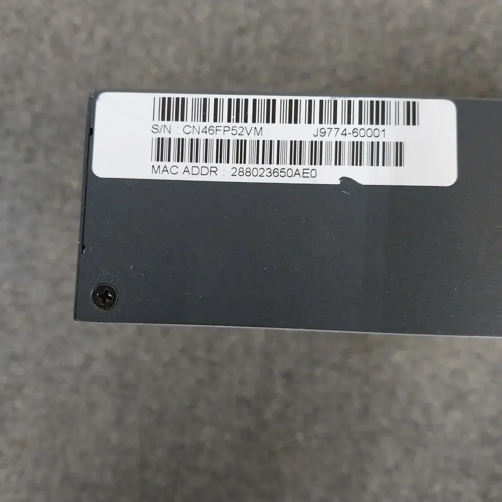 HP Aruba J9774A 2530-8G 8 Port POE+ Gigabit Switch *No AC Adapter*